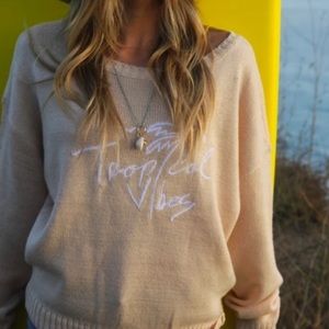 Goldfish Kiss Tropical Vibes Sweater